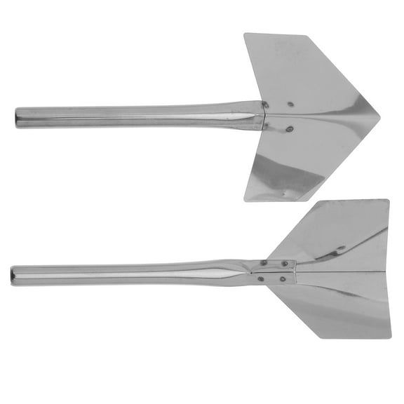 Hemoton 2pcs Drywall Outside Corner Tool With Handle Stainless Steel Corner Shaping Trowel External Corner Trowel & Internal Corner Trowel