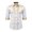 White, variant on Kids Western Cowboy Style Long Sleeve Print Casual Button Down Shirt for Boys Daily Wear Black 130