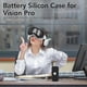 thumbnail image 5 of Compatible con la funda de batería de Apple Vision Pro, funda protectora de silicona para batería de Apple VR, funda blanda antiarañazos y a prueba de caídas, accesorios de batería (negro), 5 of 5