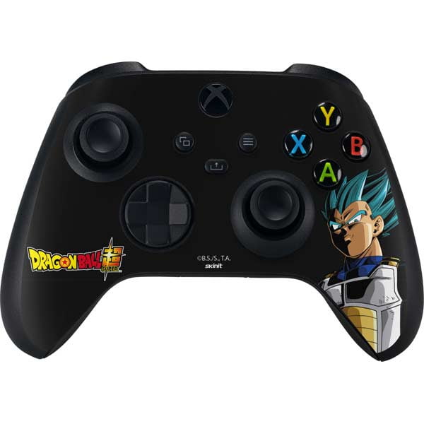 Skinit Decal Gaming Skin for Xbox One Controller Officially Licensed Dragon Ball Z Vegeta Portrait Design 