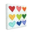 thumbnail image 3 of Stupell Industries You Are So Loved Rainbow Hearts Painting Gallery Wrapped Canvas Print Wall Art, Design by Alli Rogosich, 3 of 7