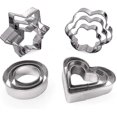 thumbnail image 1 of Cookie Cutters Shapes Baking Set Of 12 Pieces, 1 of 1