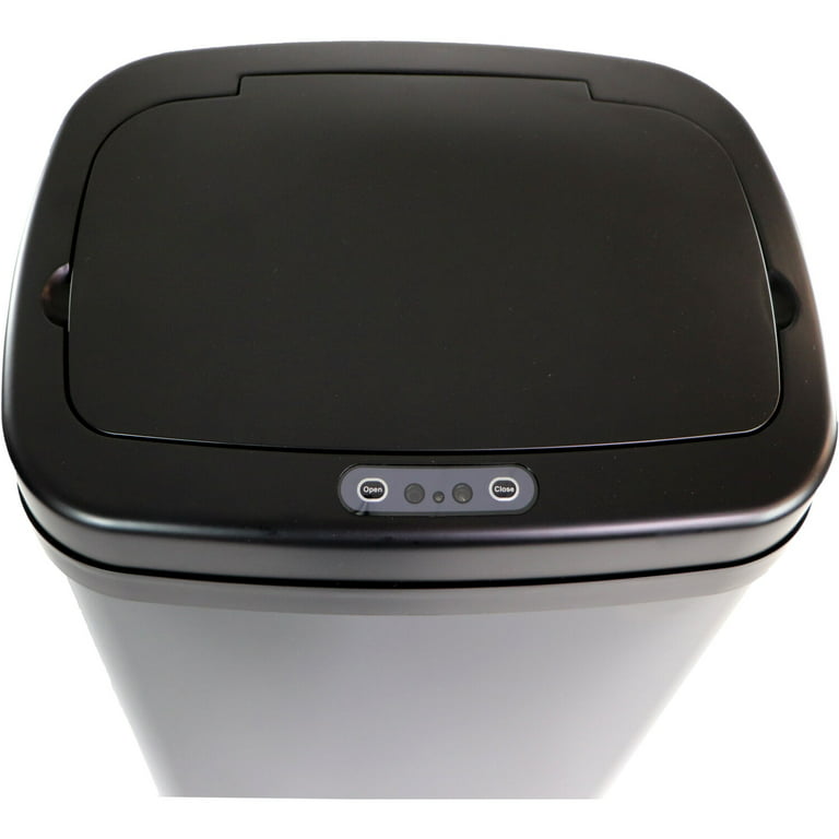 50L Trash Can, Fingerprint resistant, Soft Close, Sensor Lid - Hanover Home
