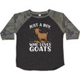 thumbnail image 3 of Inktastic Just a Boy Who Loves Goats Boys Toddler T-Shirt, 3 of 5