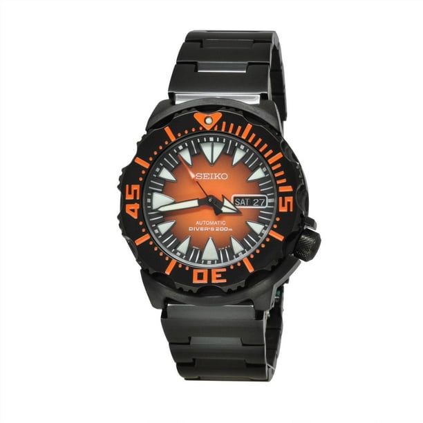seiko automatic orange dial