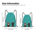 thumbnail image 2 of Lsque Cute Cat Paw And Dog Print Drawstring Backpack Bag Sport Gym Sackpack Cinch Bags Drawstring Bags Draw String Sport Bag-Small, 2 of 6