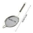 thumbnail image 3 of PRETXORVE Stainless Steel Filter Screen Fine Household Juicer Filter Screen Kitchen Spoon, 3 of 7