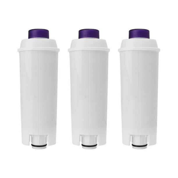 3 piezas de repuesto de filtro de agua para cafetera ABS DeLonghi DLSC002