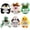 For Friend-6 Pack-A, variant on Mini Crochet Turtle Plush Set For Dad, 6 Pack, Emotional Support Positive Gifts