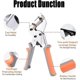 thumbnail image 4 of Professional Grommets Kit,Heavy Duty Grommet Pucher with Hole Punch and Eyelets, 4 of 5