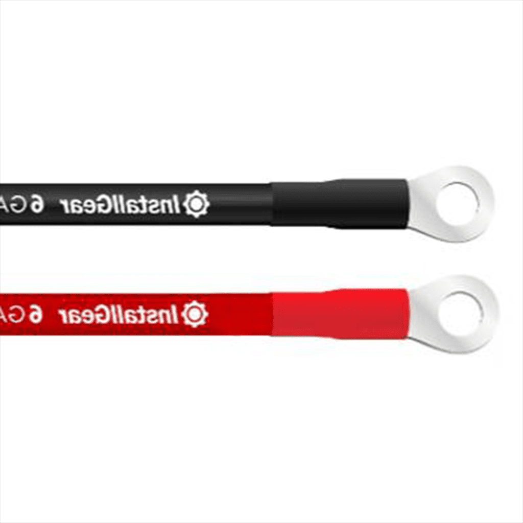 Flexible Car Engine Connection 6AWG Copper Wire Power Cable Access