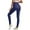 Blue, variant on Wancir Women Ribbed Seamless Leggings High Waisted Workout Gym Yoga Pants
