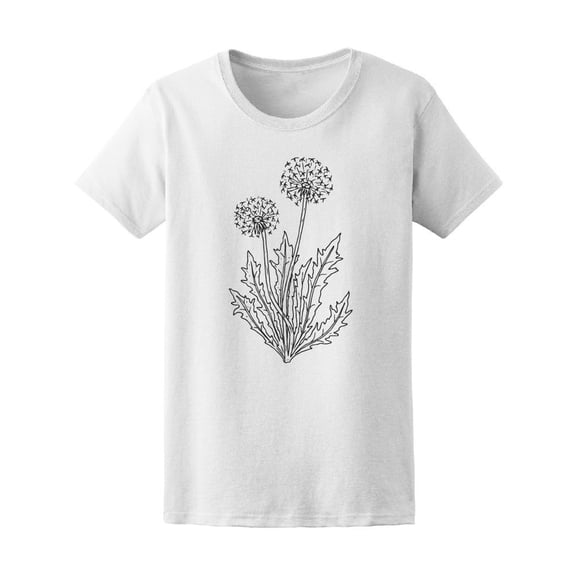 Beautiful Dandelion Plant Tee Women's -Image by Shutterstock
