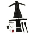thumbnail image 2 of Conjunto De Chaqueta De Cuero Para Mujer, Traje Elegante Para Mujer, Cuerpo De Figura De Mujer De 12 Pulgadas, 1:6, 2 of 8