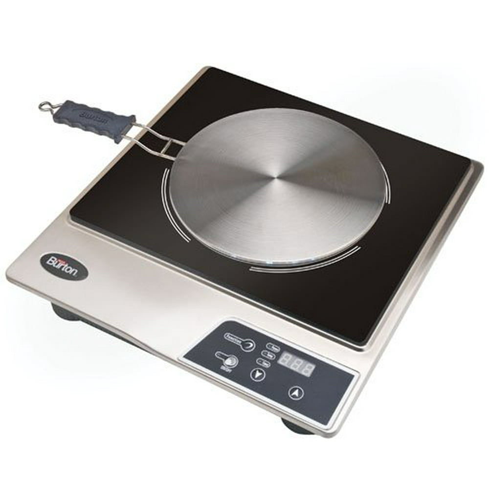 Max Burton 6050 Deluxe Stainless Steel Induction Cooktop and Interface