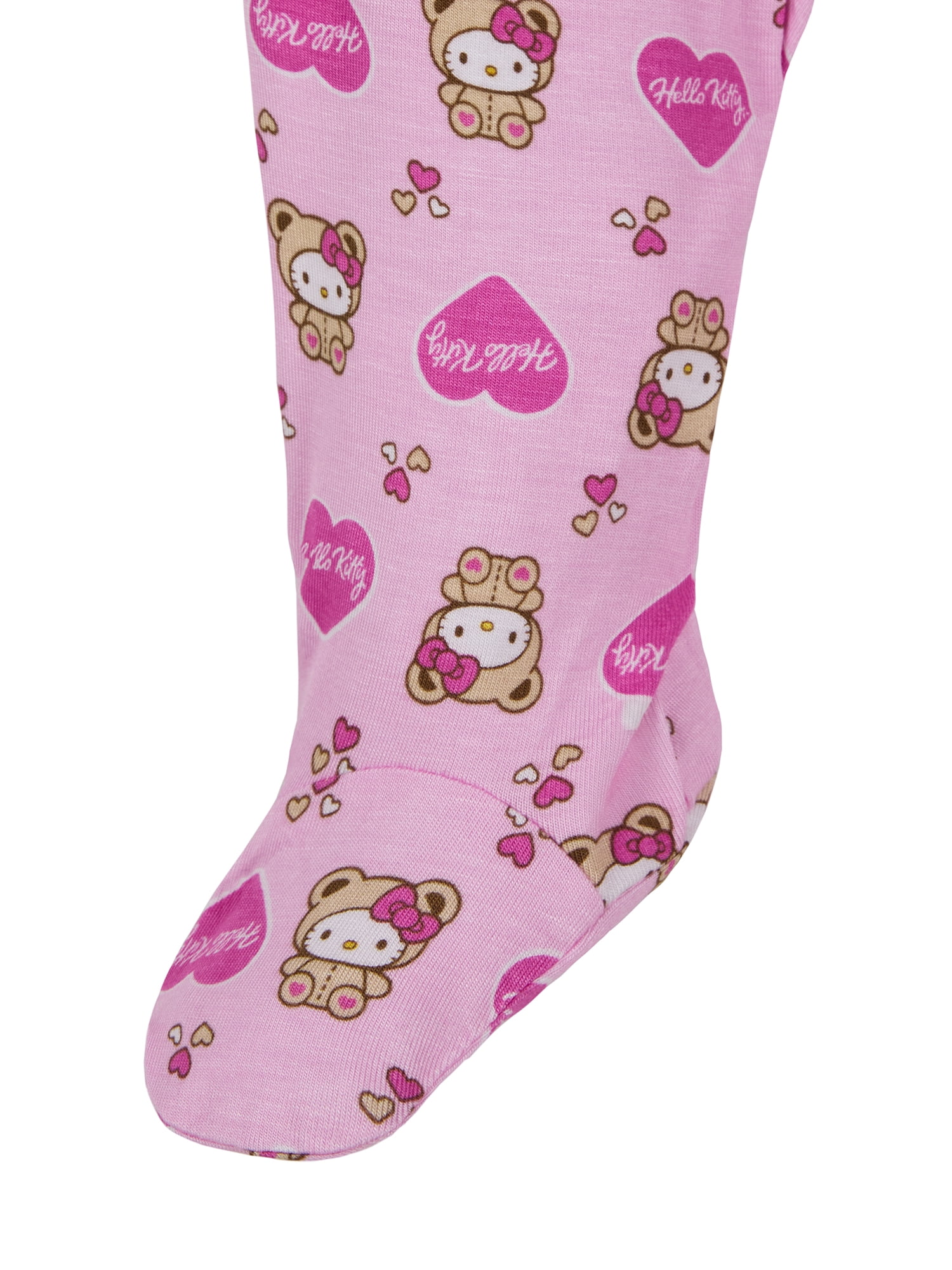 Hello Kitty Baby OnePiece Footed Blanket Sleeper, Sizes NB