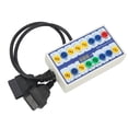 thumbnail image 4 of Caja de conexión OBD2, Detector de pines de alto rendimiento Universal para transmisión de señal de línea OBD de coche Jadeshay A, 4 of 8