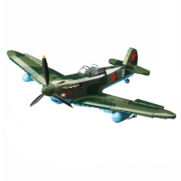 Honchoes WW2 Military Fighter Building Set Compatible with Lego Army Airplane Model for Adults Boys 627 Pcs