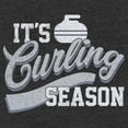 thumbnail image 2 of Men's Lost Gods It’s Curling Season Graphic Tee Charcoal Heather 3X Large, 2 of 5