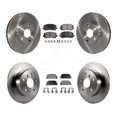 thumbnail image 1 of Transit Auto Front Rear Disc Brake Rotors and Ceramic Pads Kit for Car 2001-2003 Toyota Highlander FWD K8T-101248, 1 of 11