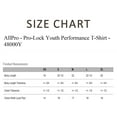 thumbnail image 6 of Youth Pro-Lock Performance T-Shirt, 100% Polyester Interlock Short Sleeve Jersey Tee Shirts, Mix Color Bulk T-Shirt (Dark Color 6 Pack, XS), 6 of 6