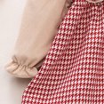 thumbnail image 5 of HUITKMM Girls Dresses Toddler Girls Winter Long Sleeve Bowknot Plaid Ruffle Dress Dress, 5 of 6