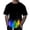 A-Black133, variant on JAJAHO Mens Graphic Tee Summer Short Sleeve Crew Neck T Shirt Colorful Printed Fashion Casual Daily Wear Loose Fit Soft Tops