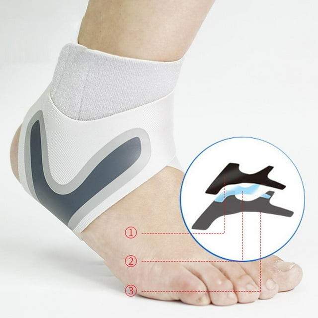 Alivio del tobillo del tobillo para adultos alivio elástico de arco ajustable de soporte de baloncesto gimnasio L Derecha