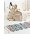 thumbnail image 3 of Rugs.com Aramis Collection Rug – 10 Ft Runner Blue Medium Rug Perfect For Hallways, Entryways, 3 of 8