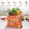thumbnail image 3 of Tzdxfgl 10 Pack Reusable Shopping Bags with Handle, Large Foldable Waterproof Grocery Tote Bags, Multicolor, 3 of 9