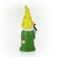 thumbnail image 3 of Alpine Corporation 24" "Gnome Place Like Home" Indoor/Outdoor Garden Gnome Statue, Green, 3 of 12