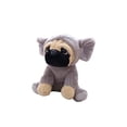 thumbnail image 1 of Lindo Pug Peluche Cosplay como Elefante Gris Peluche Juguetes Suave Perro Pug Juguete en D CASAGOOD CASAGOOD, 1 of 2