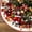 Red 1, variant on Red and Black Buffalo Plaid Christmas Tree Skirt Holiday Decoration Xmas Winter Holiday Tree Mat Base Cover for Home Party Indoor Outdoor Decorations (Red 5, 30")