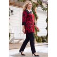 thumbnail image 3 of Catherines Women's Plus Size Jacquard Colorblock Pullover, 3 of 4