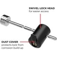 thumbnail image 3 of TOWSMART 1/4 in. Pin, Adjustable Coupler Lock, 1 in. to 3 in. Coupler Span - Chrome, 3 of 8