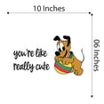 thumbnail image 4 of Children You're like really Cute Adorabke Cartoon Wall Decal Decoration Self Affirmation Quote Vinyl decal Decor Art Lasts Years and Easily Removable - Size: 10 In(W) x 6 In(H), 4 of 5