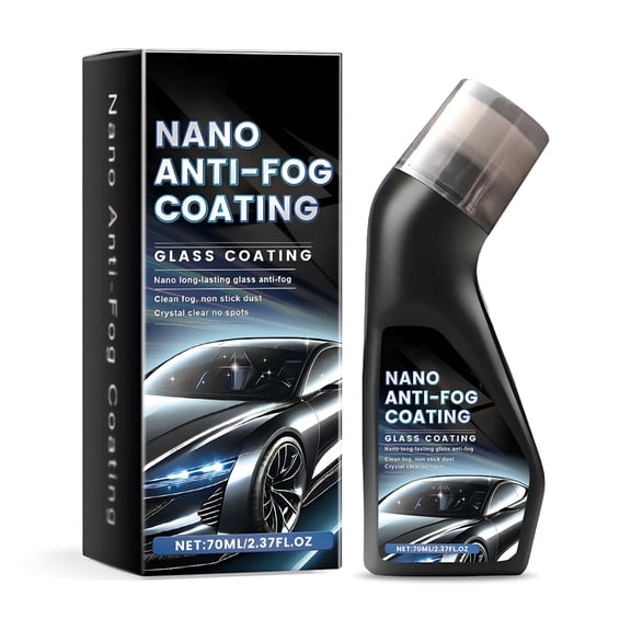 RAGUPEL Anti-Fog Glass Coating –Anti Fog for Car Windshield Car Defogging Spray for Windshields,Mirrors,& Swim Goggles (70Ml)