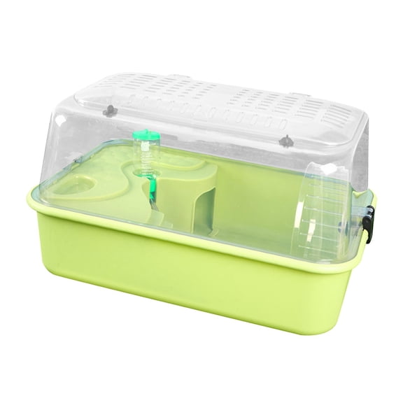 yotijay Hamster Cage Portable Rest Breathable Hamster Enclosure for Hedgehog Gerbils Green