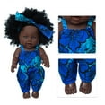 thumbnail image 3 of XWSHYW Juguetes para Niños Pequeños Juguete Lindo Del Bebé Del Vinilo de La Falda 12Inch Del Cordón Del Pelo Rizado Negro Del Bebé, 3 of 4