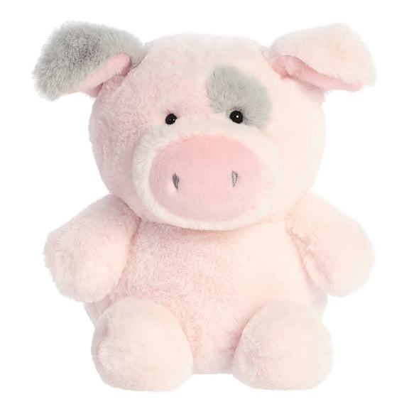 Aurora - Medium Pink Stubez - 8" Smarty Pig - Adorable Stuffed Animal
