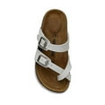 thumbnail image 3 of CUSHIONAIRE Kid's Luna JR Cork Footbed Sandal with +Comfort, 3 of 6