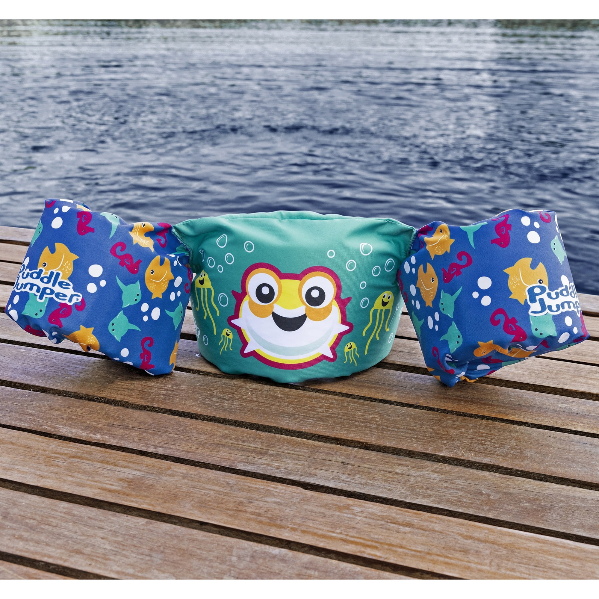 Puddle Jumper Child Deluxe Life Vest - Blowfish (For Childred 33-55 lbs)