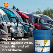 Shell Rotella T6 Full Synthetic 5W-40 Diesel Engine Oil, 5 Gallon Pail