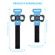 thumbnail image 3 of 2 pcs Correa muñeca ajustable para Joy-Con Just Dance () Black, 3 of 3