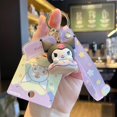 thumbnail image 4 of Sanrios Kawaii Donut Series colgante Cinnamoroll Kuromi Mymelody Kitty Cartoon Bag colgante Doll llavero, 4 of 5