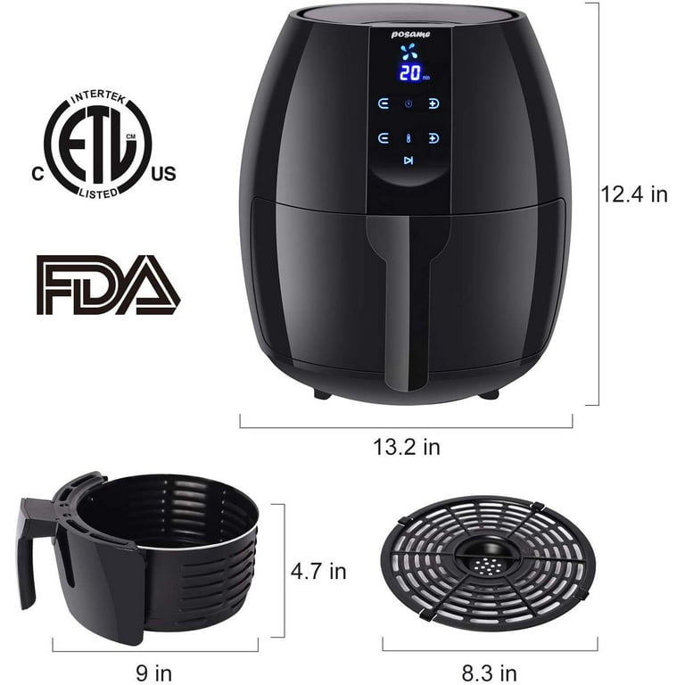 1pc Creative Portable Multifunction Air Fryer, Modern PP Air Fryer For  Household