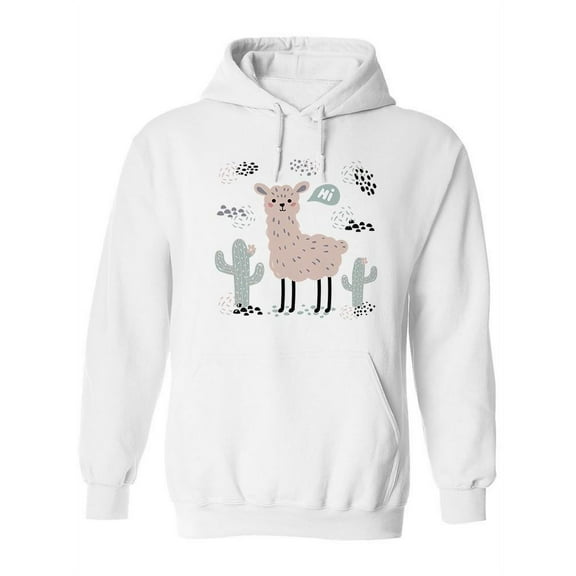 Pink Alpaca Hoodie Women -Image by Shutterstock, Female Small