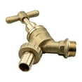 thumbnail image 5 of TOP-MAX Hose Bibb Tap Brass Hose Bibb Tap G1/2" (DN15) Male Hose Bibb Tap for Home Outdoor Garden, 5 of 7
