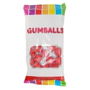 Hilco Cherry Chewy Gumballs, 8 oz Regular Size, Chewing Gum