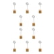 thumbnail image 1 of Naiovety Base de Lugar Titular de la tarjeta Buffet Reserva Picture Clip Stand Vacaciones Boda Banquetes Fiesta Decoraciones Ronda 10piezas, 1 of 6